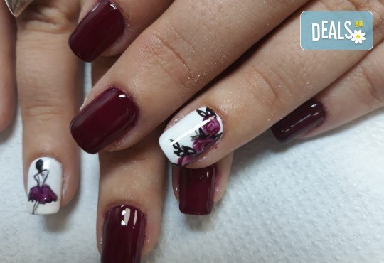 Перфектен маникюр! Цветен маникюр с гел лак BlueSky + подарък сваляне на гел лак в Салон Мечта - Снимка 3