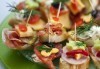 120 вкусни и разнообразни мини еклери, тарталети и хапки с филе Елена, моцарела, суджук, пастърма, шунка, микс сирена и още от Кетъринг София! - thumb1 1