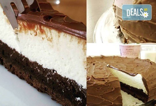 С повод или без! Вземете топящ се в устата шоколадов чийзкейк - цели 2 килограма, 16 парчета, от сладкарница Cheesecakers! - Снимка 1