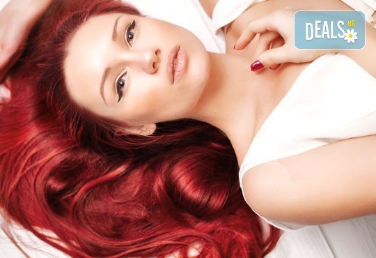 Боядисване с Loreal Matrix, подстригване, оформяне на прическа със сешоар и подарък лакиране с OPI от салон Мелинда! - Снимка 1