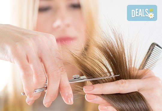 Боядисване с Loreal Matrix, подстригване, оформяне на прическа със сешоар и подарък лакиране с OPI от салон Мелинда! - Снимка 2
