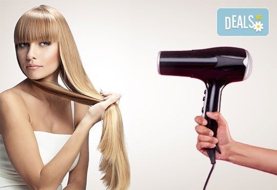 Масажно измиване, подхранваща маска, подстригване и оформяне със сешоар по избор на клиента в салон Професионален усет - Снимка 1