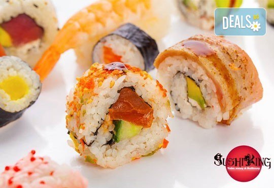 Голям суши сет от Sushi King! Вземете 108 перфектни суши хапки в cуши сет Shogun *Special* на страхотна цена! - Снимка 1