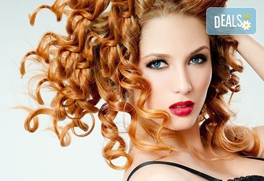 Трайно къдрене за всякакъв тип коса, професионално подстригване и оформяне с дифузер от студио Мария в Павлово! - Снимка 1