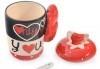 Засвидетелствайте Вашата любов! Подарете комплект от 2 броя керамични чаши с капаче и лъжичка - Love от Gift Express! - thumb 5