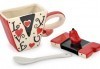 Засвидетелствайте Вашата любов! Подарете комплект от 2 броя керамични чаши с капаче и лъжичка - Love от Gift Express! - thumb 3