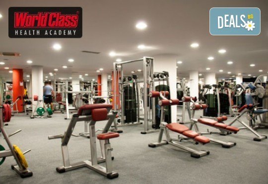 Едномесечна карта за неограничени посещения на фитнес, групови спортни занимания, басейни и СПА зона в World Class Health Academy Spa & Fitness! - Снимка 2