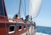 Време за море, слънце и яхта! На разходка с яхта Трофи до о. Света Анастасия! Плаване, разходка, плаж и закуска на борда, цена на човек - thumb 3