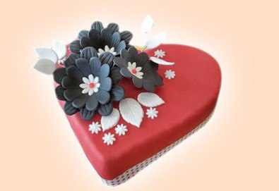 Романтика за двама! Подарете Торта Сърце по дизайн на Сладкарница Джорджо Джани