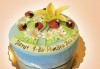 Празнична торта с пъстри цветя, дизайн на Сладкарница Джорджо Джани - thumb 2