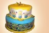 Детска торта Миньон, дизайн по избор в 3D проект от Сладкарница Орхидея! - thumb 1