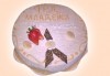 Бутикова торта с щампа Happy Birthday, перли, орхидеи, рози и любими детски герои от сладкарница Орхидея! - thumb 13