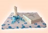 Бутикова торта с щампа Happy Birthday, перли, орхидеи, рози и любими детски герои от сладкарница Орхидея! - thumb 2
