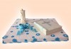 Бутикова торта с щампа Happy Birthday, перли, орхидеи, рози и любими детски герои от сладкарница Орхидея! - thumb1 2