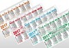 1000 визитки или джобни календарчета за 2017 година, 350 гр. картон с UV лак + ПОДАРЪК дизайн от New Face Media - thumb1 4