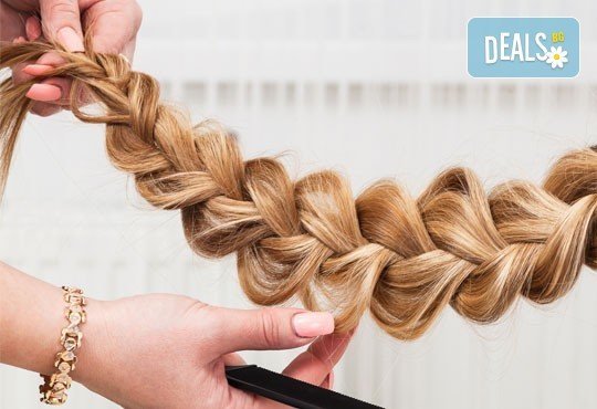 2, 3 плитки или рибена кост на измита коса от салон за красота Soleil! - Снимка 1