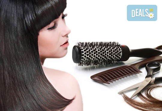 Съживете косата си с пакет услуги по избор! Измиване, подхранване с продукти на L'oreal, подстригване и прическа със сешоар, в Ивани Стил! - Снимка 1