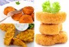 Вкусно предложение! Плато хрупкави картофки и панирани хапки асорти - пиле, сирене и кашкавал, 1 кг, в ресторант Интелкооп, Пловдив! - thumb1 2
