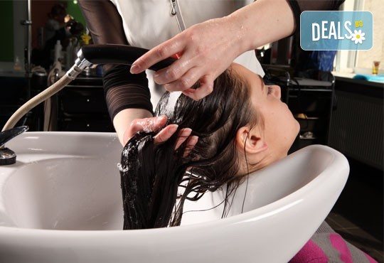 Боядисване с Keune, измиване, маска на Keune според типа коса и оформяне на прическа със сешоар от Ивани Стил! - Снимка 2