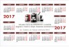 Ексклузивно от Офис 2! 100 броя джобни календарчета за 2017-та година, ламинат мат/ гланц, заоблени ъгли, с Ваша снимка - thumb 2