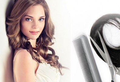 Вашата нова визия! Подстригване, терапия с италианска козметика Selective professional и Artego и сешоар при стилист на Салон Blush Beauty