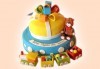 Детски торти MAX цветове с 2, 3 или 4 фигурки, фотодекорация и апликация по дизайн на Сладкарница Джорджо Джани! - thumb 4