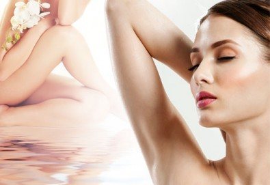 Копринено мека кожа! 7 процедури IPL+RF фотоепилация за жени на пълен интим и мишници в Салон Beauty Angel в Лозенец!