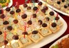 За Вашето събитие! Микс от 112 броя разнообразни сладки и солени хапки, тарталети, фунийки и мини еклери с ванилов пълнеж от Топ Кет Кетъринг! - thumb 1