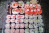 Хосомаки сет – сьомга, 56 хапки със сьомга, авокадо, краставици, ролца от раци от The Sushi - thumb 2