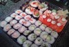 Хосомаки сет – сьомга, 56 хапки със сьомга, авокадо, краставици, ролца от раци от The Sushi - thumb 1