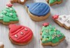 75 броя (един килограм) коледно-новогодишни меденки и бисквити с празнична декорация от Muffin House! - thumb 2