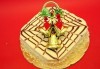 Зарадвайте семейството си с вкусна коледна торта с красива коледна играчка и с безплатни свещички, надпис и кутия от Виенски салон Лагуна! - thumb 5