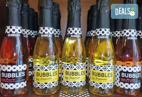 За празниците! Пакет от 4 бутилки BUBBLES (Rosello, Tropicello, Frutello) на специална цена от Винарната! - Снимка 1