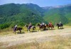 ДВА часа коннен преход - конна езда/ разходка с кон за начинаещи с инструктор в полите на Родопите от Конна база Стела - thumb 5