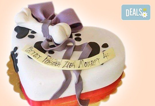 За Вашия домашен любимец! Торта за Рожден ден на Вашия домашен приятел с тематична декорация от Сладкарница Джорджо Джани! - Снимка 1