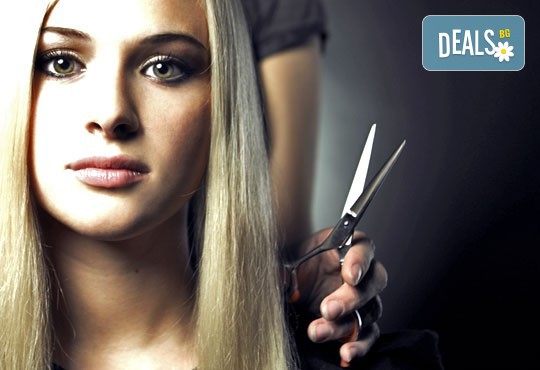 Подстригване, подхранваща терапия според типа коса и оформяне със сешоар в Салон Nails Club до Бизнес парк Младост! - Снимка 2