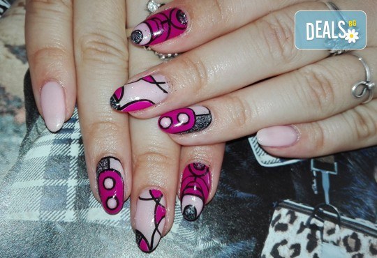 Класически маникюр или френски с гел лак BlueSky, Gelish или термо гел лак, магнитен гел лак, 4 декорации или 3D елементи за вграждане и СПА терапия - Снимка 14