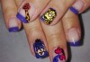 Ноктопластика чрез изграждане с гел, лакиране с гел лак и 4 декорации или 3D елементи за вграждане в Iguana Beauty Studio - thumb1 13