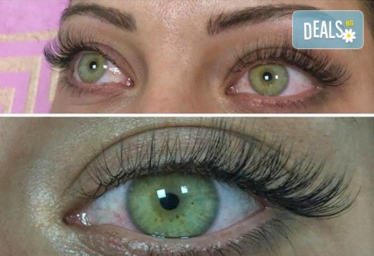 Удължаване и сгъстяване на мигли по метода косъм по косъм или по метода 3D Volume Lashes, Студио за красота Briliant в Студентски град! - Снимка 4