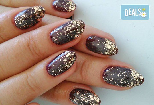 Класически или френски маникюр с гел лак Bluesky, авторски декорации - рисунки, камъчета, пигменти, масаж с етерични масла и сваляне на стар гел лак! - Снимка 9