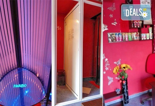 Страхотно предложение! Карта за 20 минути хоризонтален турбо солариум или ВИП карта за неограничено ползване на вертикален турбо солариум в студио FireSun! - Снимка 5