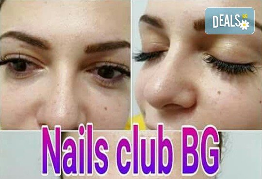 За неустоим поглед! Поставяне на мигли косъм по косъм в Салон Nails club в Младост! - Снимка 2