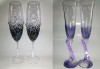 Ръчно рисувани и декорирани ритуални чаши или декорирани комплекти по избор за Вашата неповторима сватба от Ателие МатуреАрт - thumb 6