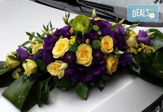 За Вашата сватба! Цветя за сватбената маса - флорална аранжировка, булченски букет, декорация за кола или цялостна декорация с цветя + консултация със сватбен агент от Сватбена агенция Вю Арт! - Снимка 10