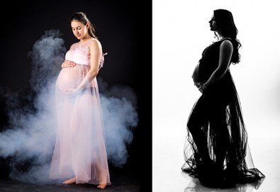 60-минутна фотосесия за бременни в студио с включени аксесоари и ефекти от Chapkanov photography!