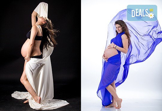 60-минутна фотосесия за бременни в студио с включени аксесоари и ефекти от Chapkanov photography! - Снимка 6