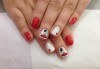 Красиви ръце със здрав и дълготраен маникюр с гел лак, 4 ръчно рисувани декорации и парафинова терапия в студио за красота L Style! - thumb1 2