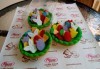 Перфектният подарък за Великден! 3 големи тарталети с шарени великденски бисквити от майстор-сладкарите на Muffin House! - thumb 2