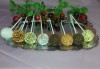 26 броя вкусни малки кейк поп - кексчета на клечка от сладкарница Черешка - thumb 1