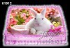 Великденска торта с картинки на зайчета, рисувани яйчица и много пролетно настроение, избор от 20 фото-картинки от Виенски салон Лагуна! - thumb 12